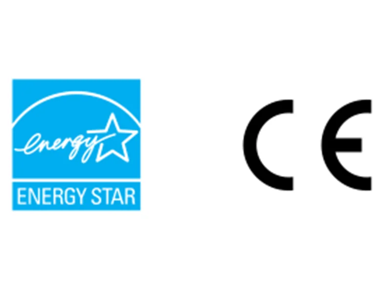 Energy Star and CE marking logos